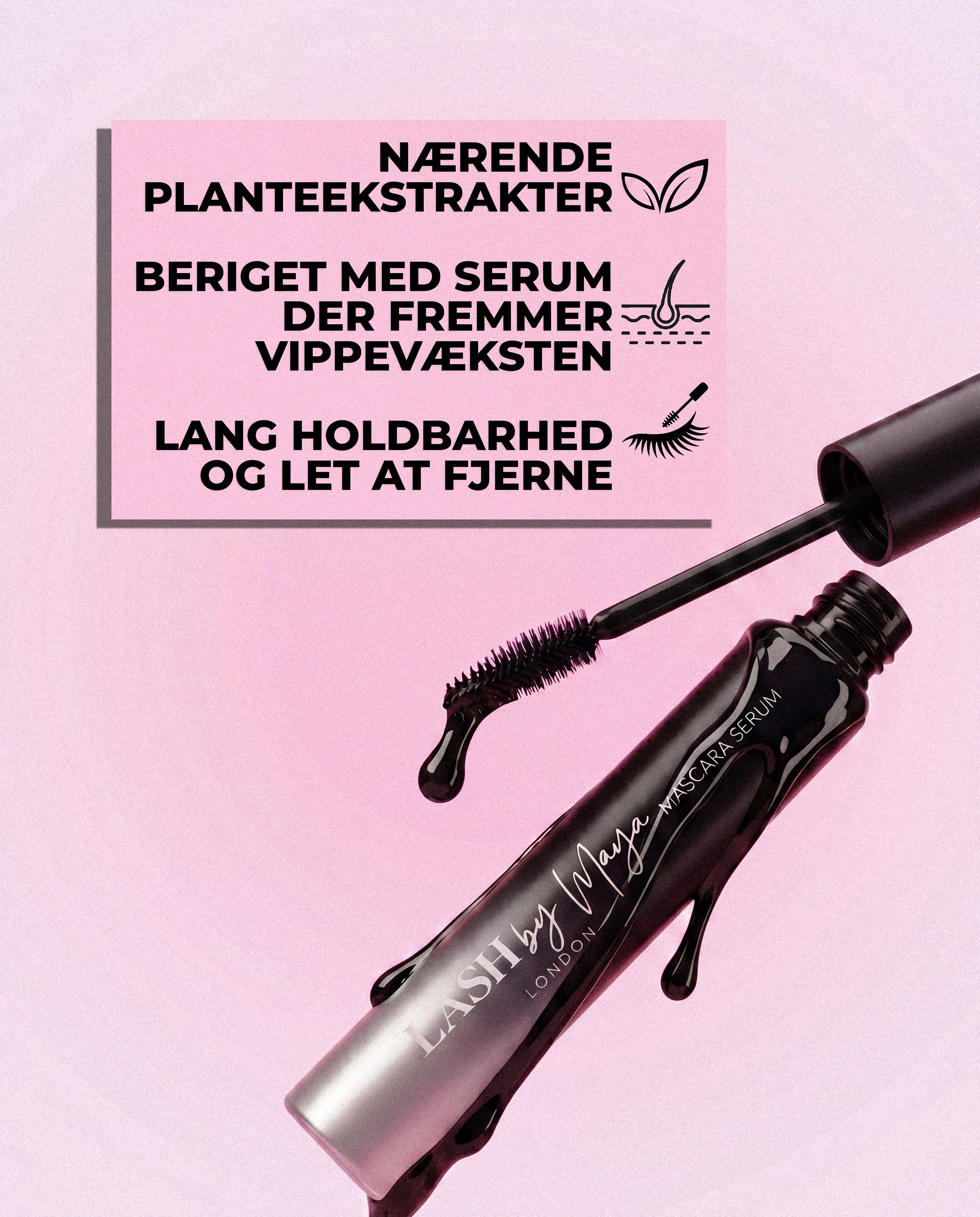 MASCARA MED VEKSTSERUM